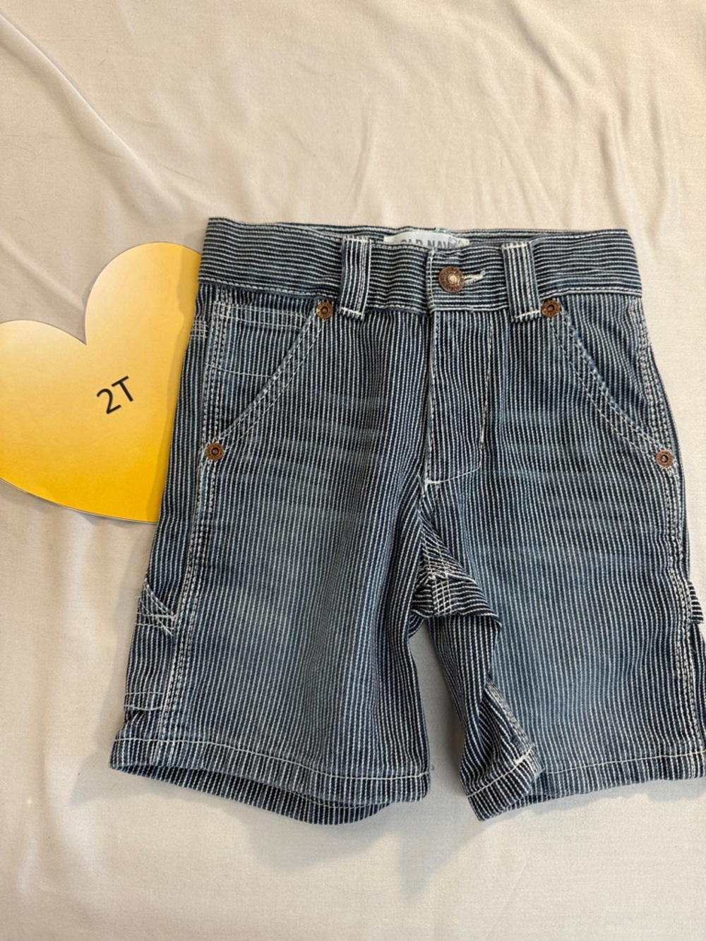 Old Navy - LIKE NEW - Striped carpenter style Casual Shorts